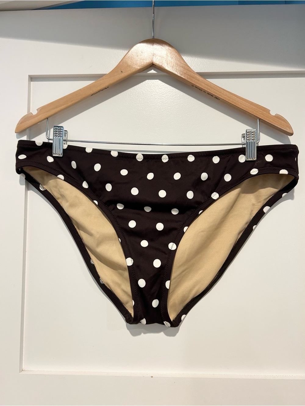 J. Crew NWT Polka Dot Bikini Bottoms